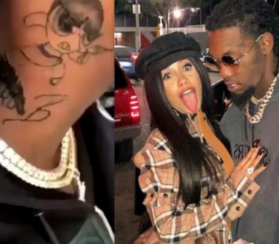 Cardi B Didn't Want Offset To Get Neck Tattoo Of Her Name ...